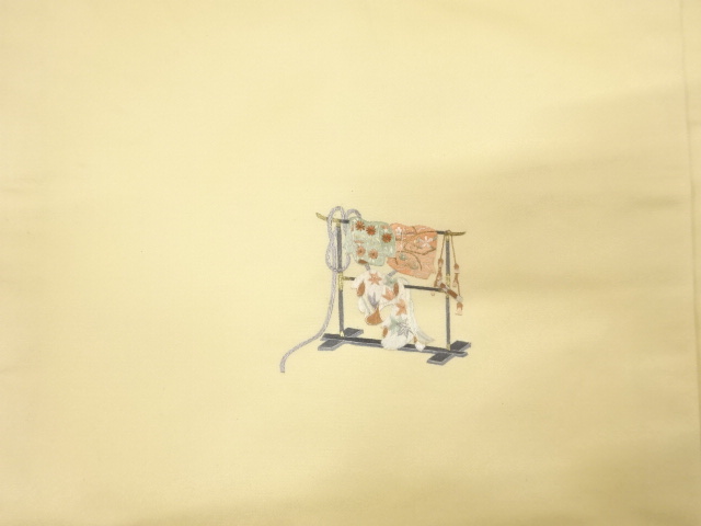 JAPANESE KIMONO / ANTIQUE NAGOYA OBI / SILK / EMBROIDERY / TAGASODE PATTERN